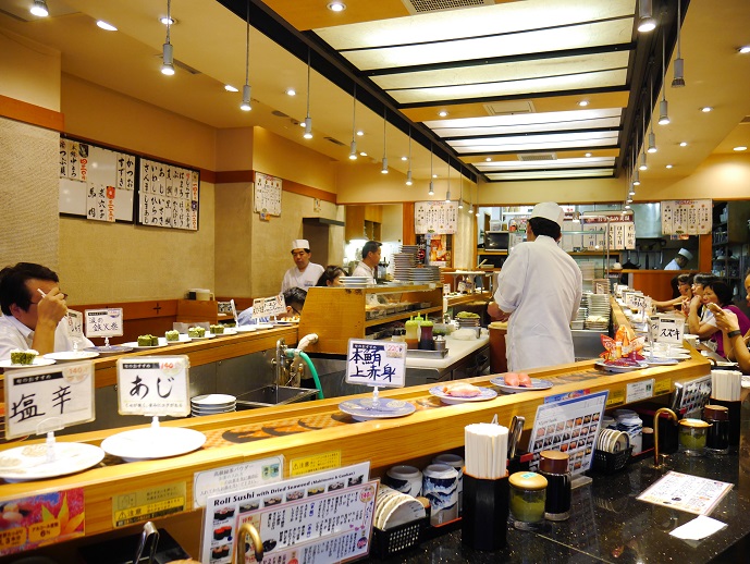 conveyor belt sushi ginza